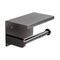 Alfi Brand Brushed Black PVD Stainless Steel Toilet Paper Holder with Shelf ABTPP66-BB - alternate 6